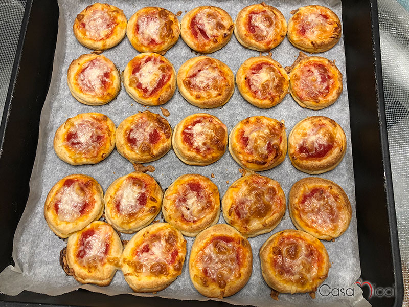Pizzette sfogliate